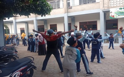 Senam Bersama Tutup Rangkaian MATAMUDA 2026, MI Darul Ulum II Siapkan Generasi Sehat dan Berkarakter